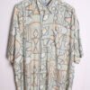 Camisa  Vintage Print Geométrico Pastel "XL"