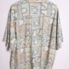 Camisa  Vintage Print Geométrico Pastel "XL"