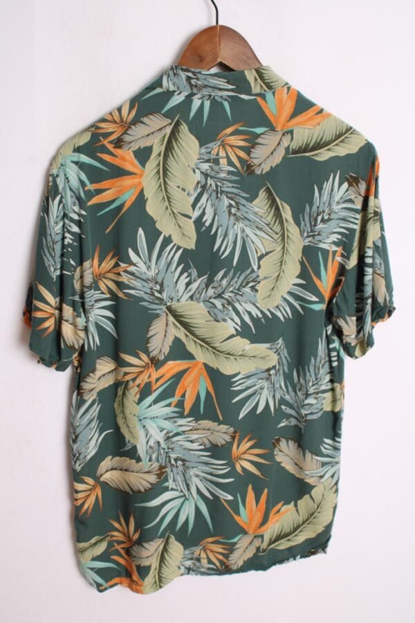 camisa vintage hombre print-79 Camisa Hawaiana Vintage Verde "XS"