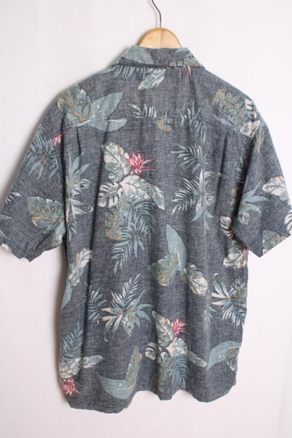 Camisa Hawaiana Vintage Azul Mate "L"