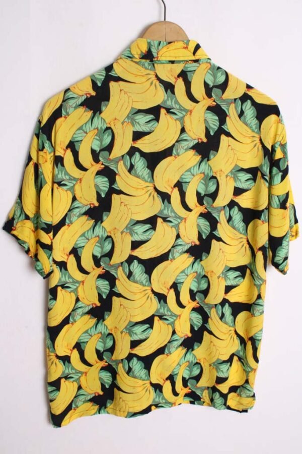 Camisa Print Plátanos Vintage Azul "XS"