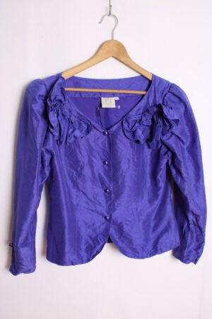 Blusa Seda Vintage con Lazos "M/L"