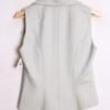 camisa-vintage-mujer-60.jpg Top Vintage Brillos Plateado con Cuello Pico "S"