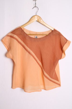 Top Vintage Bicolor Melocotón "L"