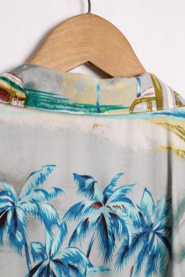 Camisa Hawaiana Vintage Coches y Surf "XL"