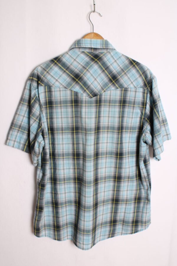 Camisa Wrangler Vintage Cuadros Azul "M/L"