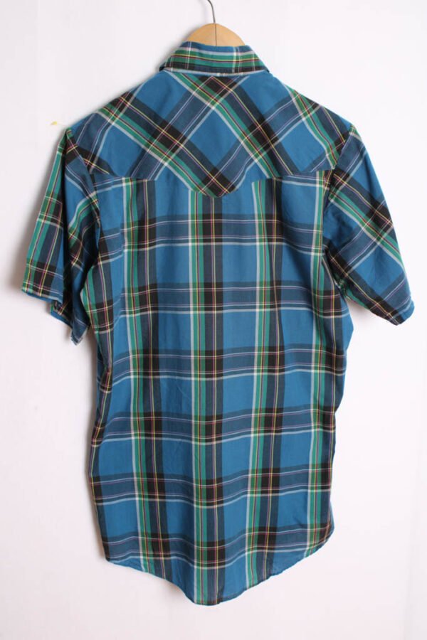 Camisa Ely Cattleman Vintage Cuadros Azules "S"