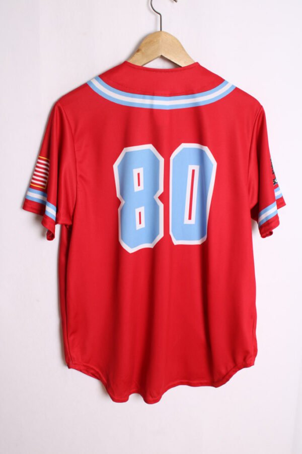 Camiseta Baseball Vintage Roja "M"