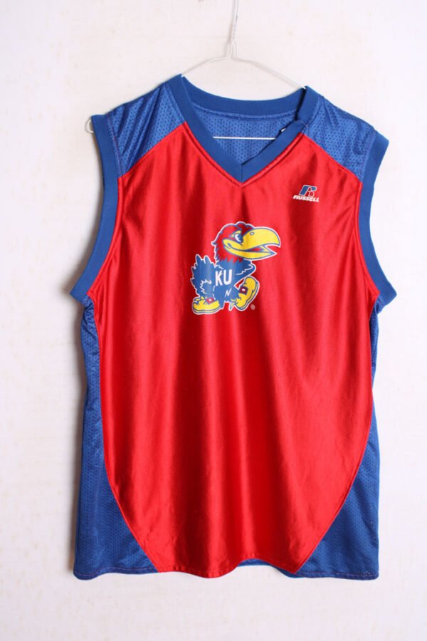 Camiseta Reversible Russell Vintage Kansas University "M"