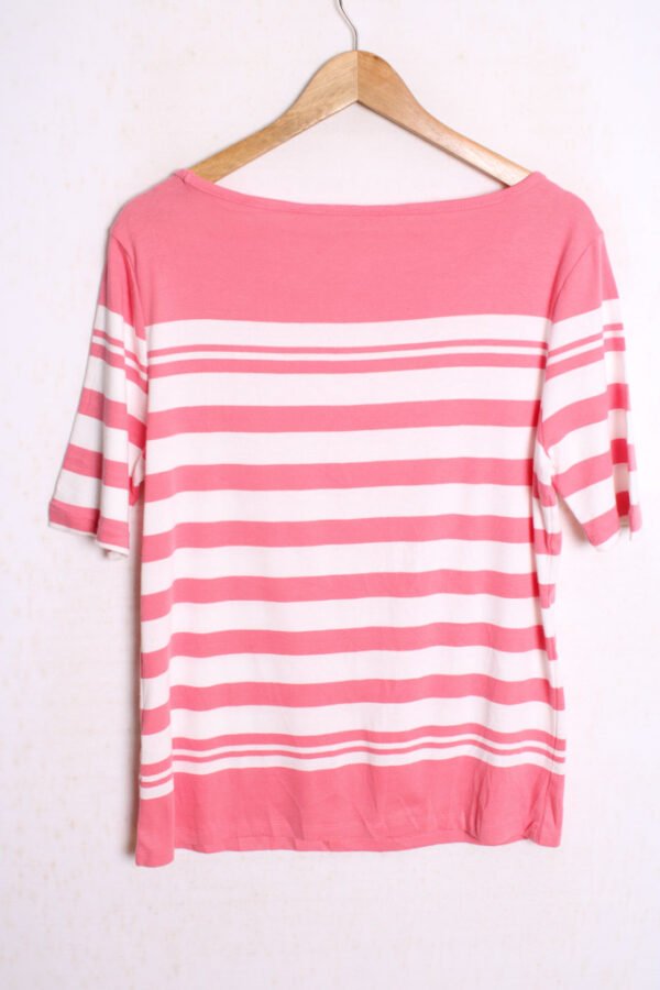 Camiseta Vintage Tommy Hilfiger Rayas "L" chica