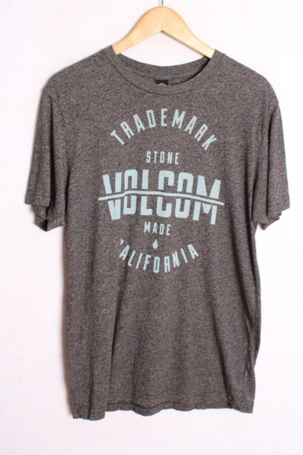 Camiseta Volcom Vintage Gris Jaspeada "M"