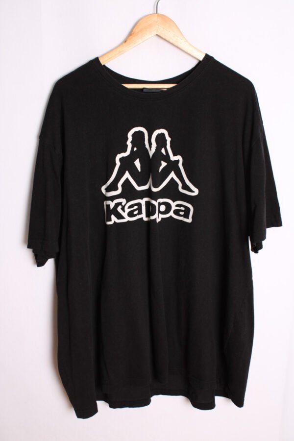 Camiseta Negra Vintage Kappa "4XL"