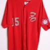 Camiseta Baseball Vintage Roja "M"