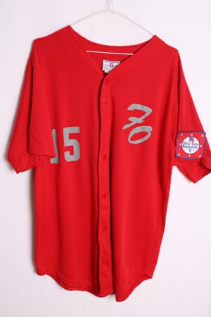 Camiseta Baseball Vintage Roja "M"