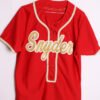Camiseta Baseball Vintage Roja "S/M" mujer