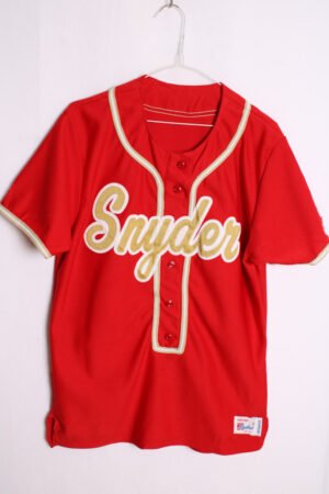 Camiseta Baseball Vintage Roja "S/M" mujer