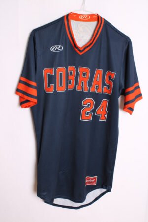 Camiseta Rawlings Vintage Cobras Azul "S/M"
