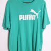 Camiseta Deportiva Vintage Puma Verde "L"