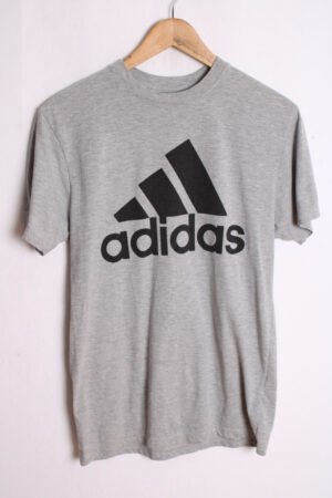 Camiseta Vintage Gris de Adidas "S"