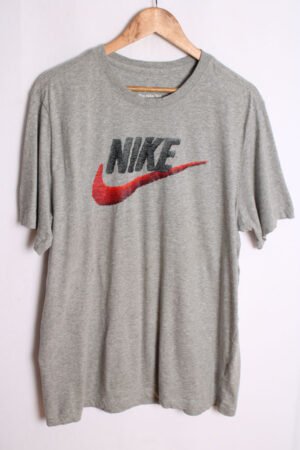 Camiseta Nike Vintage Gris y Rojo "L"