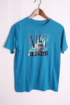Camiseta Vintage Azul Nike Football "XS"