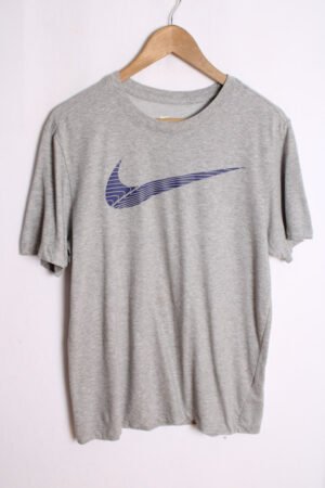 Camiseta Nike Dry Fit Vintage Gris "S"