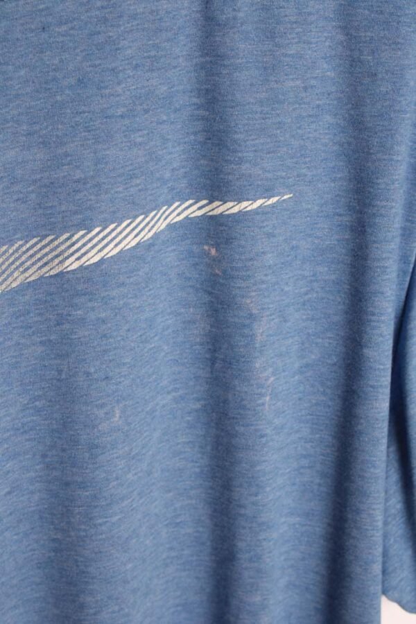 Camiseta Nike Dry Fit Vintage Azul Jaspeada "L"