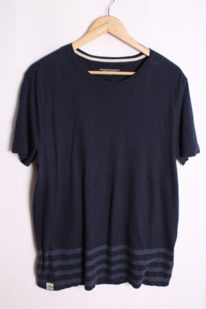 Camiseta Tommy Hilfiger Vintage Azul con Rayas "L"