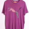 Camiseta Puma Morada Vintage "M" chica