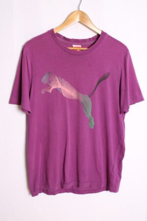 Camiseta Puma Morada Vintage "M" chica