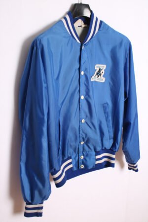 Bomber Satinada Azul Vintage "L"