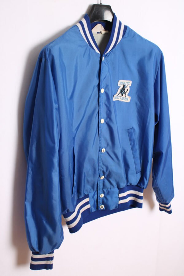 Bomber Satinada Azul Vintage "L"