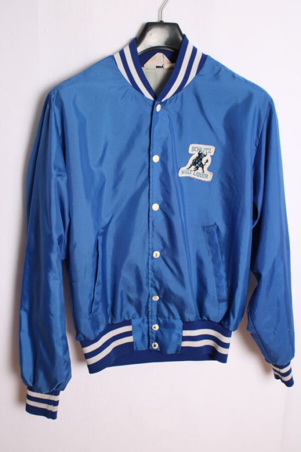 Bomber Satinada Azul Vintage "L"