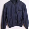 Bomber Vintage Azul Marino con Algodón "L"
