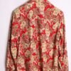 Chaqueta Vintage Roja Flores y Paisley "M/L"