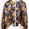 Crazy Jacket Azul Marino Vintage con Cadenas "XL"