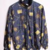 Crazy Jacket Azul Print Trofeos Vintage "M/L"