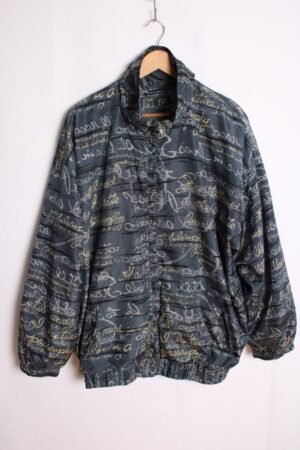 Crazy Jacket Azul Vintage con Letras "2XL"