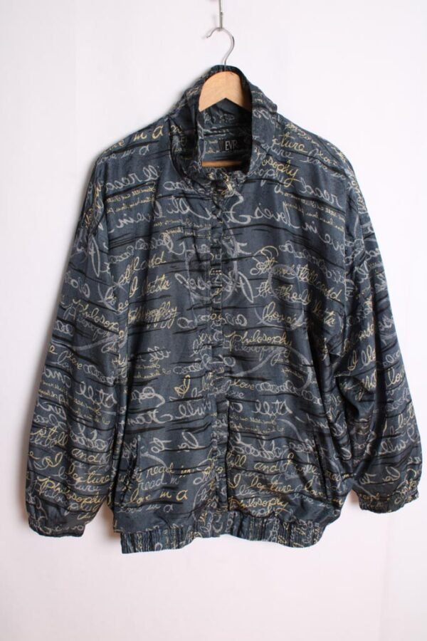 Crazy Jacket Azul Vintage con Letras "2XL"