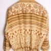 Bomber Vintage Seda Hojas Beige "XL/2XL"