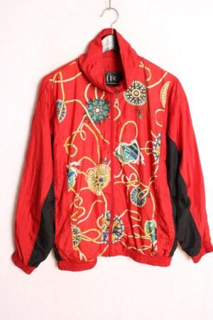 crazy-print-jacket-vintage-mujer-21-1.jpg Crazy Jacket Roja Vintage Brújulas y Cadenas "L"