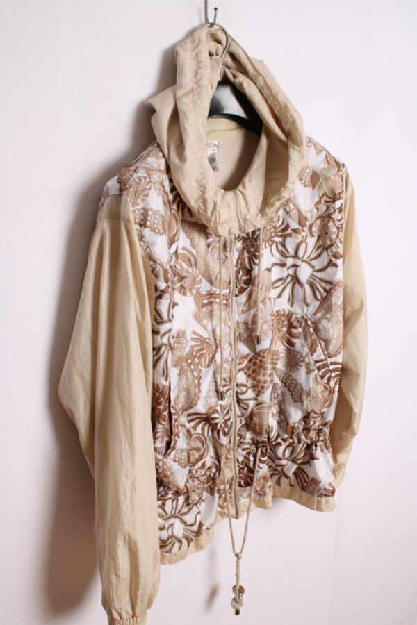 crazy print jacket vintage mujer-32 Crazy Jacket Capucha Vintage Caracolas "L"