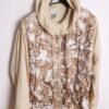 crazy print jacket vintage mujer-33 Crazy Jacket Capucha Vintage Caracolas "L"