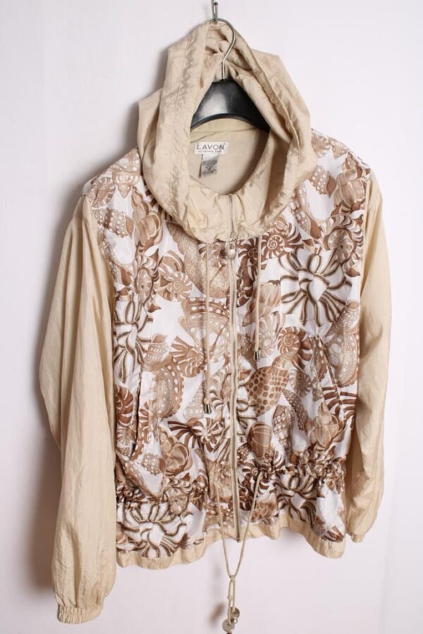 crazy print jacket vintage mujer-33 Crazy Jacket Capucha Vintage Caracolas "L"