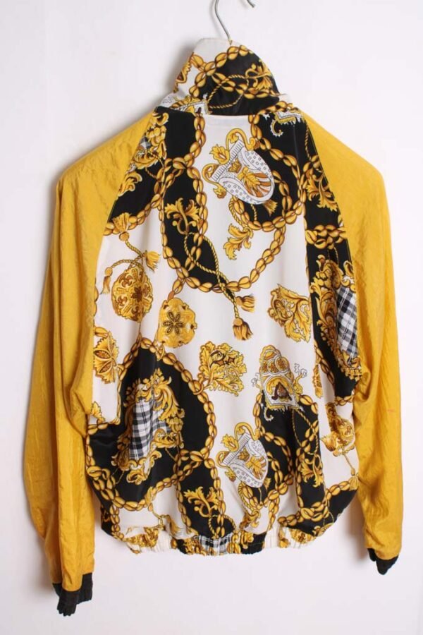 crazy print jacket vintage mujer-37 Crazy Jacket Vintage Medallones y Pata de Gallo "L"