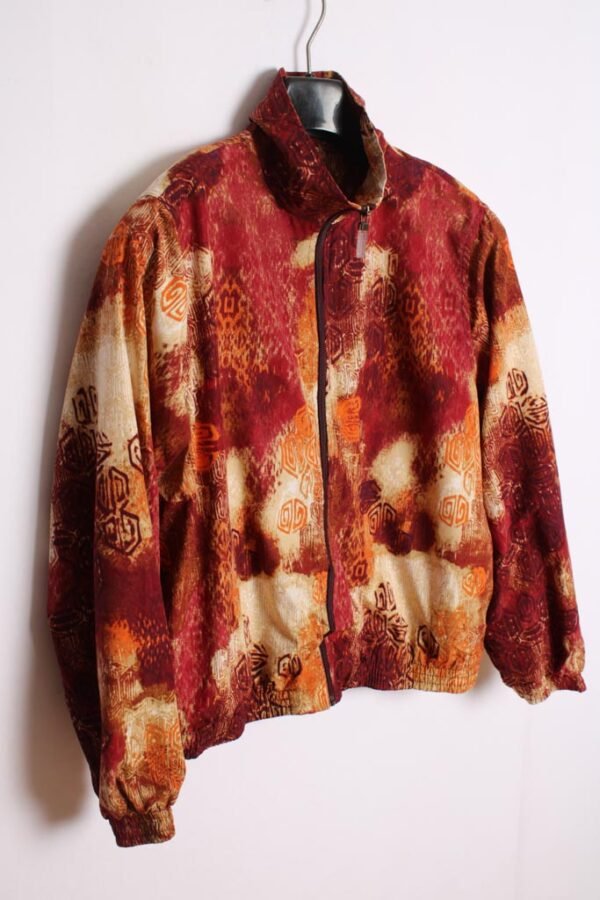 Crazy Jacket Vintage Naranja y Burdeos "S"