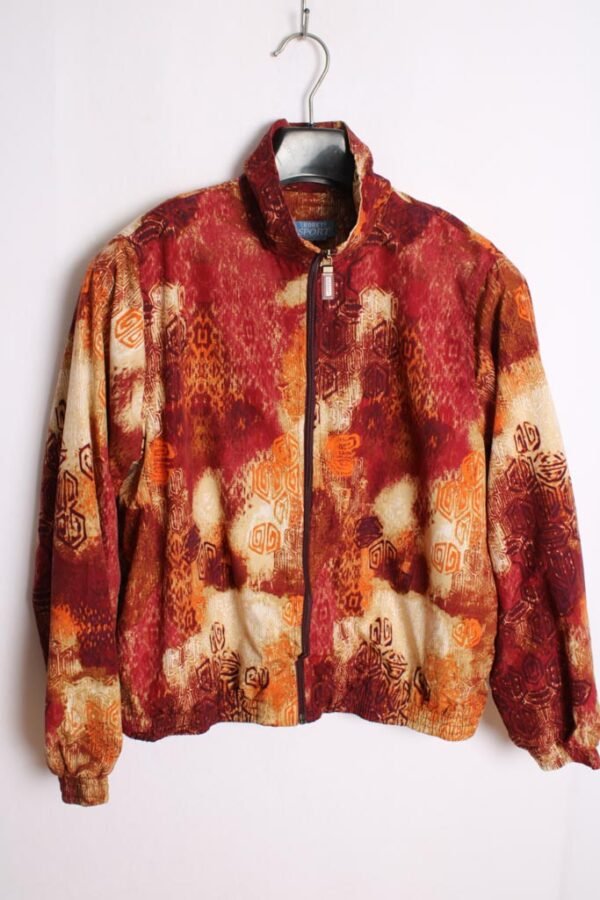 Crazy Jacket Vintage Naranja y Burdeos "S"