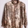 Crazy Jacket Reversible Vintage Tornasolada Flores "XL"