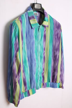 Crazy Jacket Vintage Estampado de Rayas "XL"
