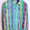 Crazy Jacket Vintage Estampado de Rayas "XL"